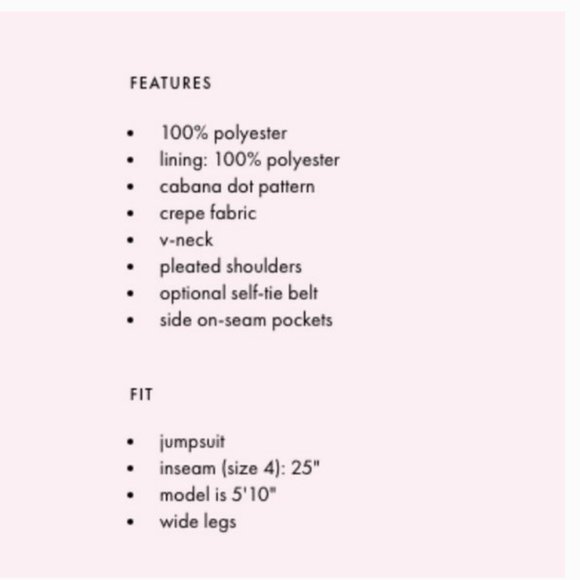 kate spade white black cabana dot jumpsuit 10 *PLEASE READ* - Picture 3 of 16